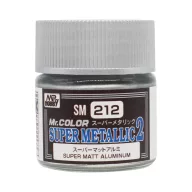   Mr. Color Super Metallic II SM-212 Super Matt Aluminium (10 ml)