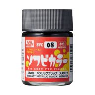 Soft Vinyl Color (18 ml) Metallic Black SVC-08