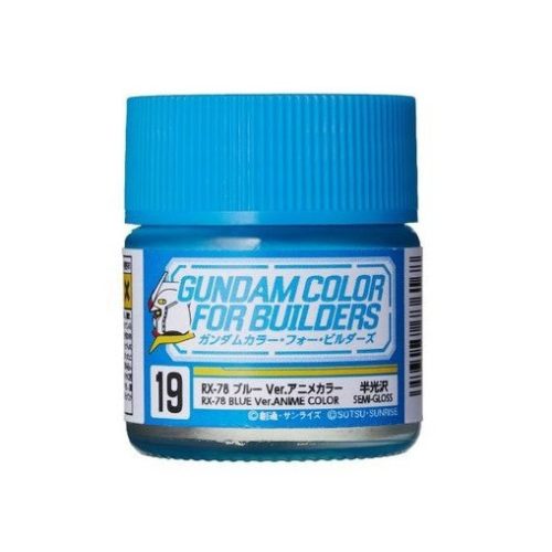 Gundam Color Paint For Builders (10ml) RX-78 BLUE Ver. (UG-19)