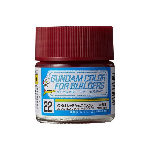 Gundam Color Paint For Builders (10ml) MS-06S RED Ver. (UG-22)