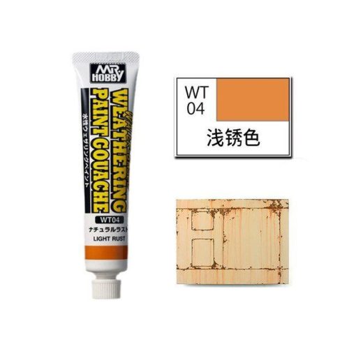 Weathering Paint Gouache Light Rust - Water-based (20 ml) WT-04