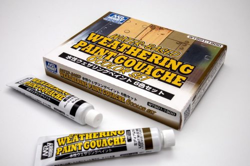 Weathering Paint Gouache Set/6 - Water-based (120 ml) WTS-01