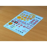 Matho Models Oil & Gas Station decals 1:35 (35099)