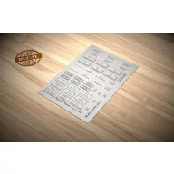 Matho Models Street Name Signs B - Italian 1:35 (35124)