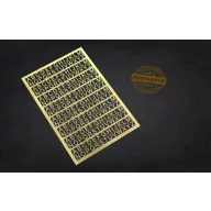 Matho Models PE Letters: 6 mm (UPPERCASE) (80010)