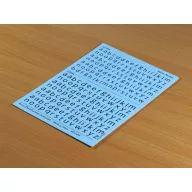   Matho Models Decal Letters (lowercase) - black, 4-5mm (80013)