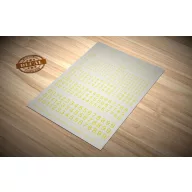 Matho Models Decal Numbers - small, yellow (80026)
