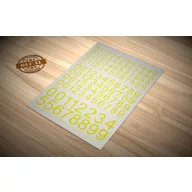 Matho Models Decal Numbers - large, yellow (80027)