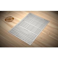   Matho Models Decal Letters (UPPERCASE type 2) - black, 1.5-3mm 1:35 (80035)