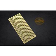   Matho Models PE Brass Strips B: 1,25 - 3 mm (0,10mm thickness) (80044)