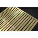 Matho Models PE Brass Strips B: 1,25 - 3 mm (0,10mm thickness) (80044)
