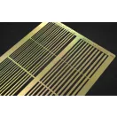 Matho Models PE Brass Strips C: 0,2 - 1 mm (0,15mm thickness) (80045)
