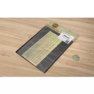   Matho Models PE Brass Strips D: 1,25 - 3 mm (0,15mm thickness) (80046)