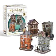   CubicFun Harry Potter Diagon Alley Set/4 3D Puzzle Abszol út DS1009h