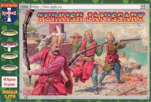 Orion Turkish janissary, 17. century 1:72 (ORI72010)