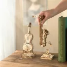 Robotime Magic Cello Lasercut wood model - Varázslatos cselló AMK63