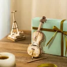 Robotime Magic Cello Lasercut wood model - Varázslatos cselló AMK63