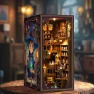 Alchemy Master Book Nook 3D model - Varázsló tanoncok kuckója Könyvtámasz