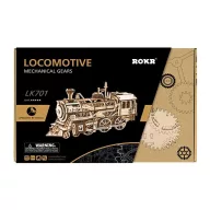 Robotime Locomotive Lasercut wood model - Mozdony LK701