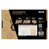 Robotime Locomotive Lasercut wood model - Mozdony LK701