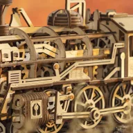 Robotime Locomotive Lasercut wood model - Mozdony LK701