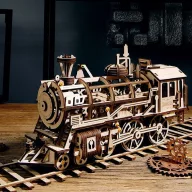 Robotime Locomotive Lasercut wood model - Mozdony LK701