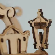   Robotime Pumpkin Cart Lasercut wood model - Tök hintó TG302