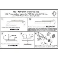 ACE KV 700mm wide tracks 1:72 (PE7231)
