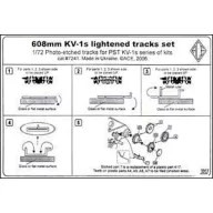 ACE KV-1s 608mm lightened tracks set 1:72 (PE7241)