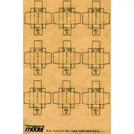 Plus Model U.S. Kampf-Ration Kartons WW II 1:35 (11)