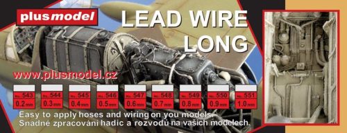 Plus Model Lead wire 0,6 mm, long 240 mm (547)