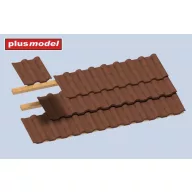 Plus Model Roof tiles corrugated 84 pcs 1:35 (566)