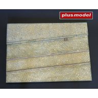   Plus Model Display base - Cobblestone street wit tram tracks 1:35 (618)