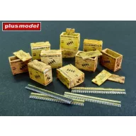   Plus Model US ammunition boxes with belts of charges 1:48 (AL4088)