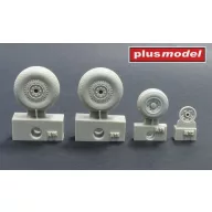   Plus Model B-26 Marauder wheels late diamond tread 1:48 (AL4092)