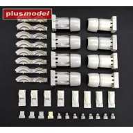   Plus Model Engine cowlings for DC-6/C-118 Liftmaster 1:72 (AL7031)