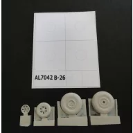 Plus Model B-26 Marauder late wheels groved 1:72 (AL7042)