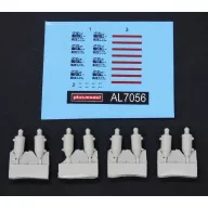 Plus Model US rocket engines 1:72 (AL7056)