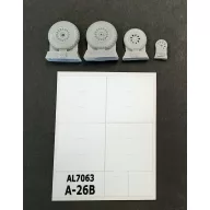 Plus Model A-26B Invader wheels 1:72 (AL7063)