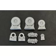 Plus Model A-26C Invader wheel groved 1:72 (AL7064)