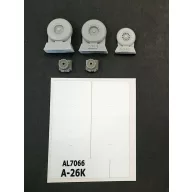 Plus Model A-26K Invader wheels 1:72 (AL7066)