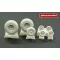 Plus Model B-24 Liberator wheels with diamond tread 1:72 (AL7068)