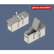  Plus Model Machine gun Vickers ammunition boxes WWII 1:35 (DP3043)