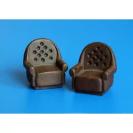 Plus Model gepolsterte Stühle 1:35 (EL025)
