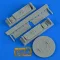 Quickboost MiG-23 FOD covers for Trumpeter 1:32 (QB32 230)