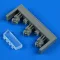 Quickboost Macchi MC.202 late & C.205V serie III gunsight (San Giorgio tipo C - late) for Italeri 1:32 (QB32 348)