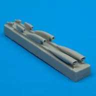   Quickboost MiG-21MF air cooling scoops für Academy Bausatz 1:48 (QB48 021)