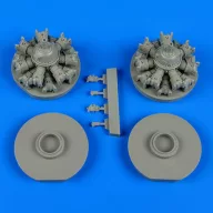   Quickboost B-25 Mitchell engines f. Italeri/ACC.M. 1:48 (QB48554)