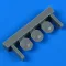 Quickboost IA 58 Pucara fuel pump cover 1:48 (QB49 003)