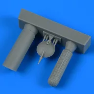   Quickboost Su-25 Frogfoot open airbrake parachute ZVEZDA 1:48 (QB49 050)